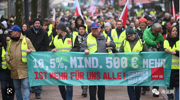 “超級大罷工”！全德陸、海、空各大交通停擺、癱瘓！